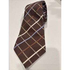 Donald J. Trump Signature Collection Brown Men's Necktie‎ 3.5"x 58" 100% Silk